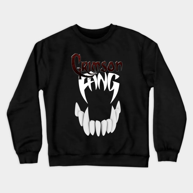 RWO CRIMSON FANG Crewneck Sweatshirt by BIG DAWG APPAREL